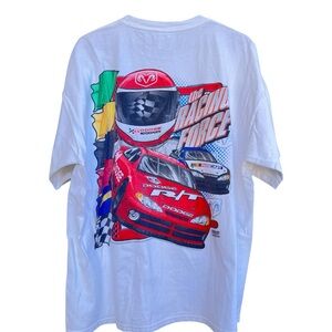 NASCAR White Short Sleeve Graphic Tee - Unbranded